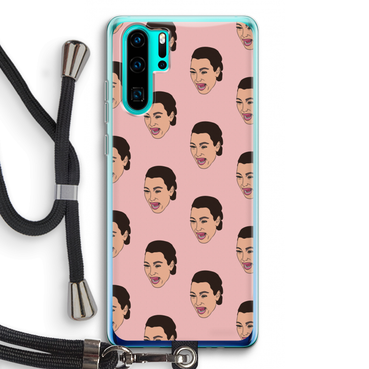 Ugly Cry Call: Huawei P30 Pro Transparant Hoesje met koord