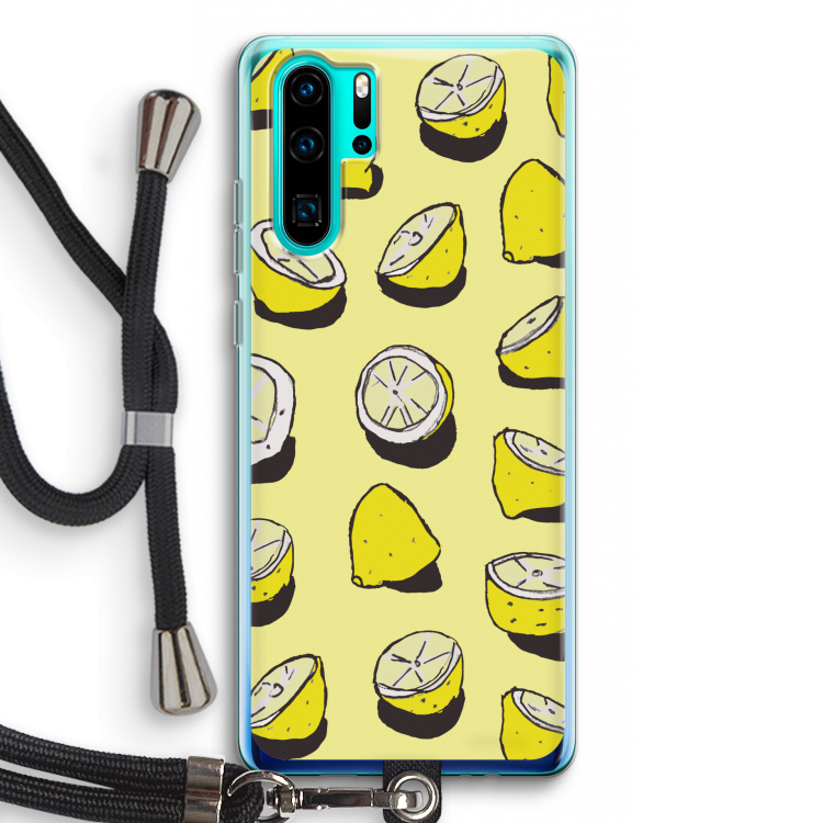 When Life Gives You Lemons...: Huawei P30 Pro Transparant Hoesje met koord