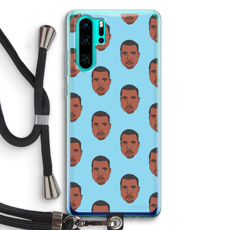 Kanye Call Me?: Huawei P30 Pro Transparant Hoesje met koord