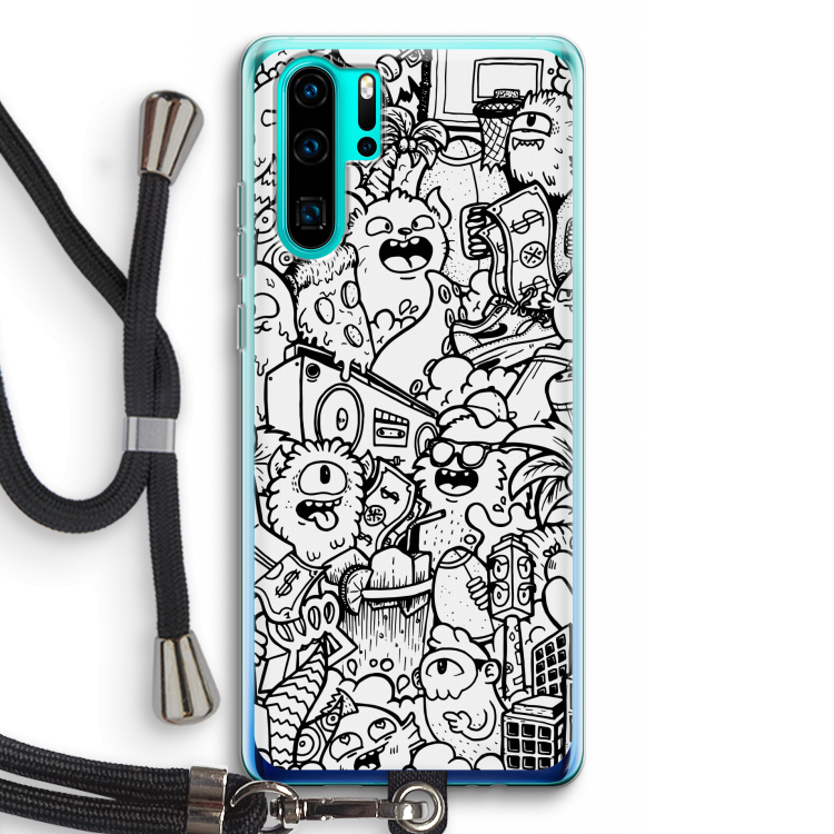 Vexx City #2: Huawei P30 Pro Transparant Hoesje met koord