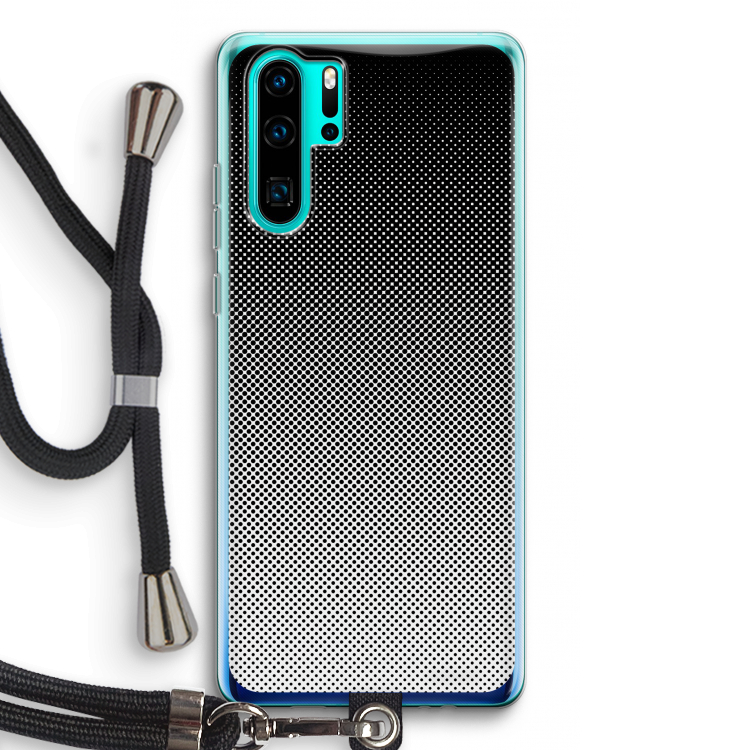 Musketon Halftone: Huawei P30 Pro Transparant Hoesje met koord