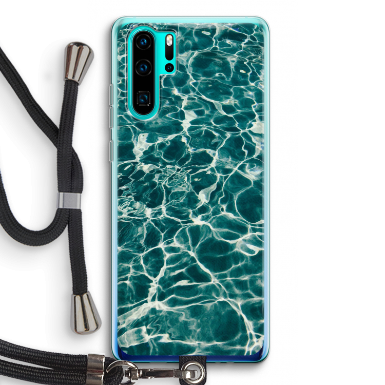 Weerkaatsing water: Huawei P30 Pro Transparant Hoesje met koord