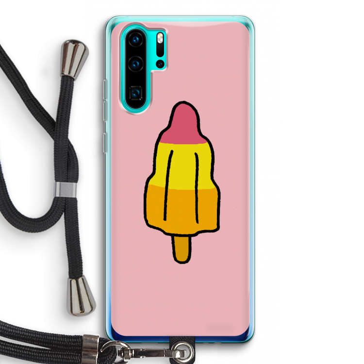 Raketijsje: Huawei P30 Pro Transparant Hoesje met koord