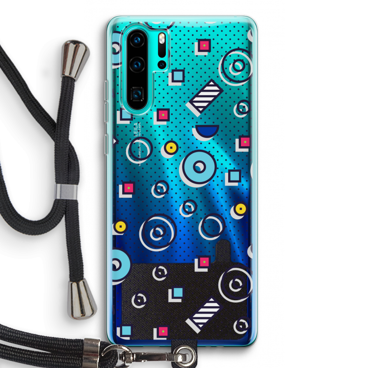 8-bit N°9: Huawei P30 Pro Transparant Hoesje met koord