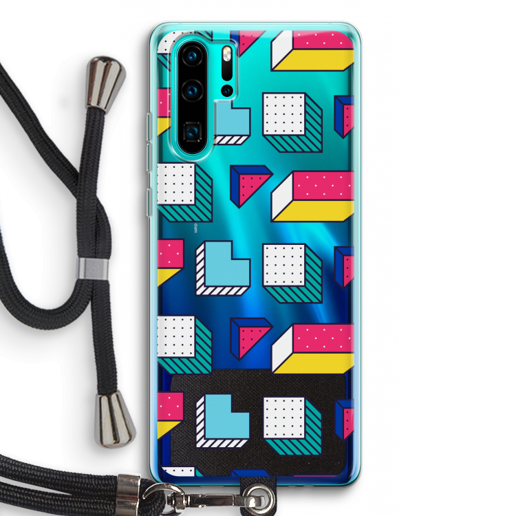 8-bit N°7: Huawei P30 Pro Transparant Hoesje met koord