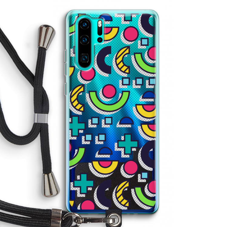 8-bit N°6: Huawei P30 Pro Transparant Hoesje met koord