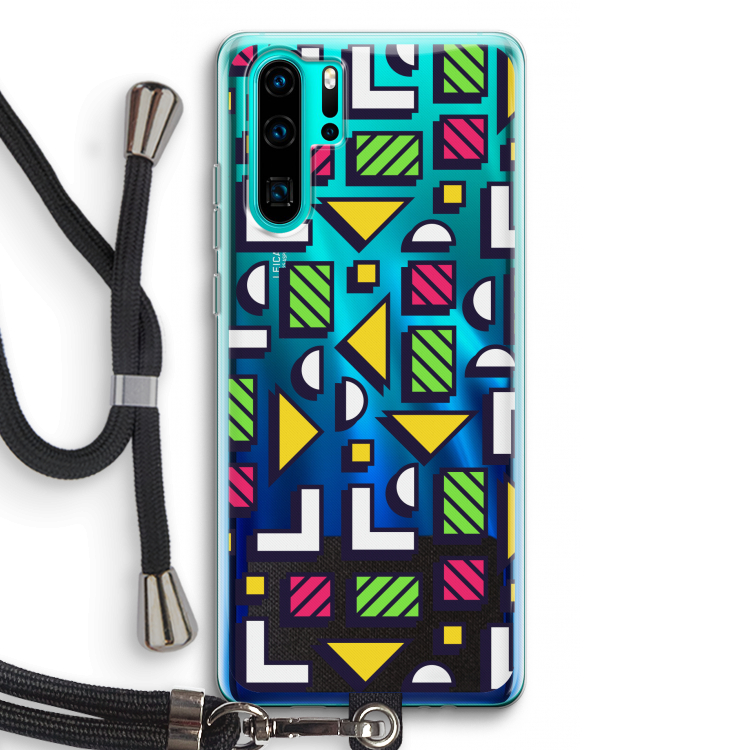 8-bit N°4: Huawei P30 Pro Transparant Hoesje met koord