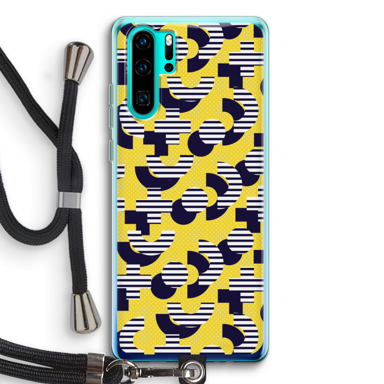 8-bit N°3: Huawei P30 Pro Transparant Hoesje met koord