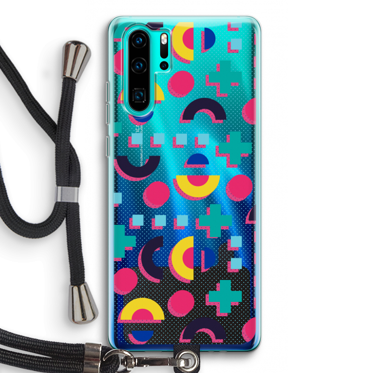 8-bit N°2: Huawei P30 Pro Transparant Hoesje met koord