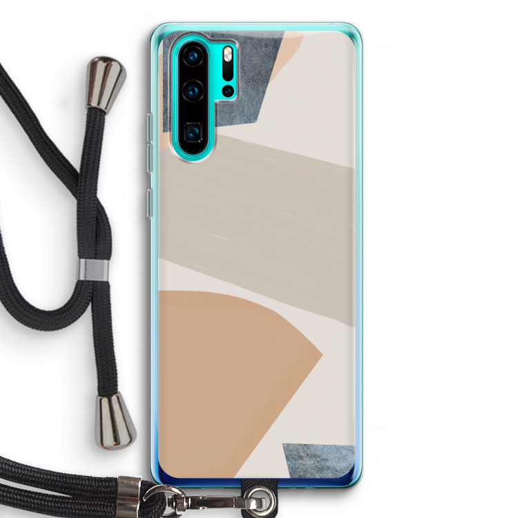 Formo: Huawei P30 Pro Transparant Hoesje met koord