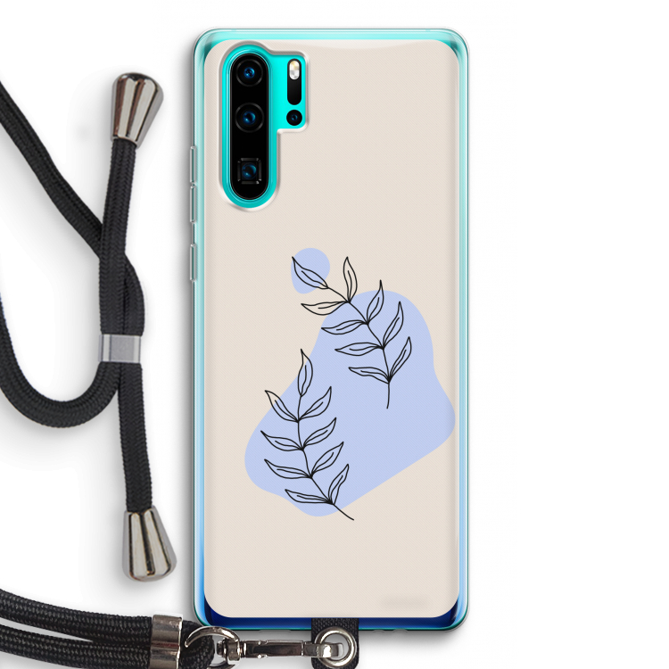 Leaf me if you can: Huawei P30 Pro Transparant Hoesje met koord
