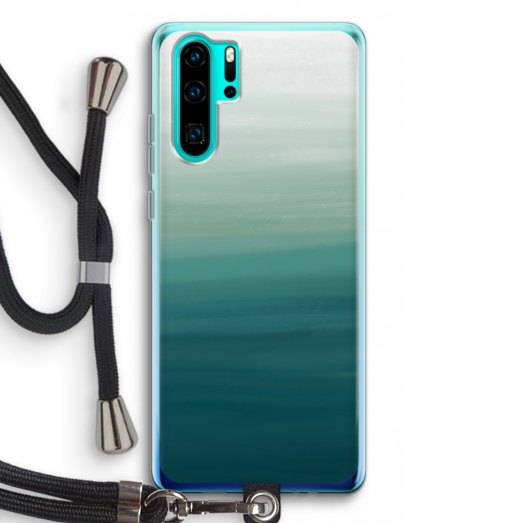 Ocean: Huawei P30 Pro Transparant Hoesje met koord