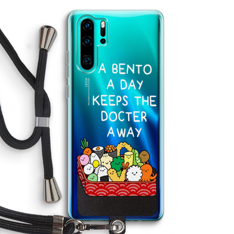 Bento a day: Huawei P30 Pro Transparant Hoesje met koord