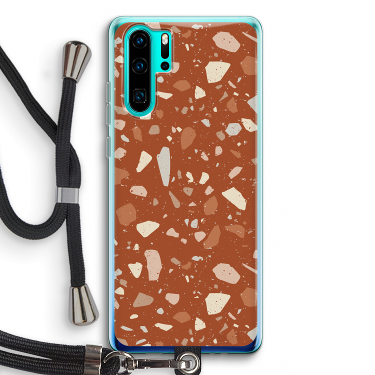 Terrazzo N°22: Huawei P30 Pro Transparant Hoesje met koord