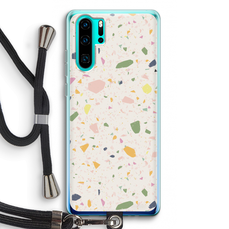 Terrazzo N°21: Huawei P30 Pro Transparant Hoesje met koord