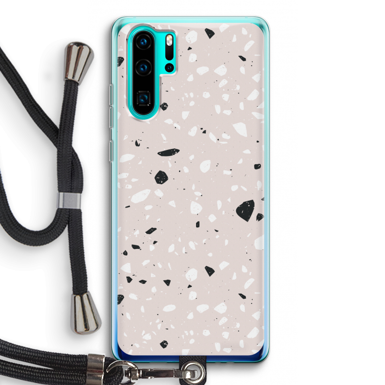 Terrazzo N°20: Huawei P30 Pro Transparant Hoesje met koord