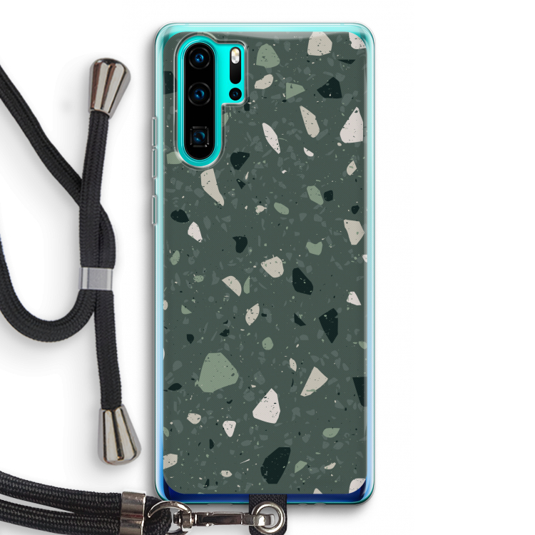 Terrazzo N°19: Huawei P30 Pro Transparant Hoesje met koord