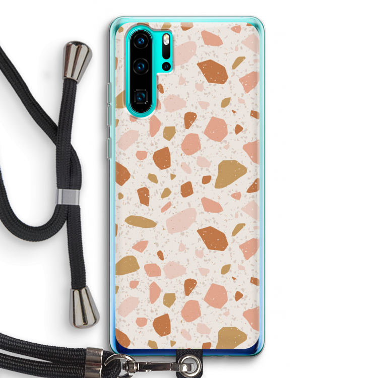 Terrazzo N°18: Huawei P30 Pro Transparant Hoesje met koord
