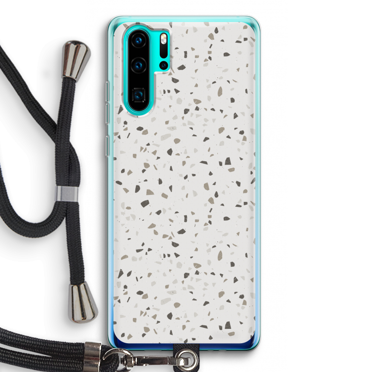 Terrazzo N°14: Huawei P30 Pro Transparant Hoesje met koord