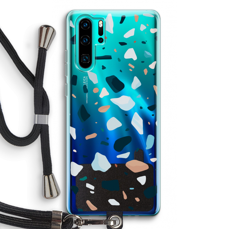 Terrazzo N°13: Huawei P30 Pro Transparant Hoesje met koord