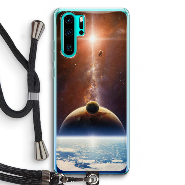 Omicron 2019: Huawei P30 Pro Transparant Hoesje met koord