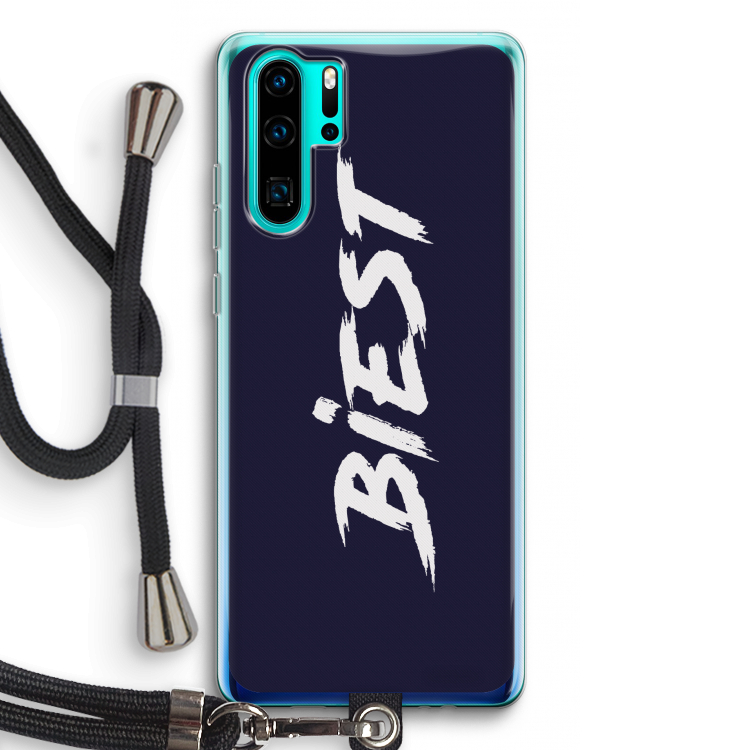 Biest: Huawei P30 Pro Transparant Hoesje met koord