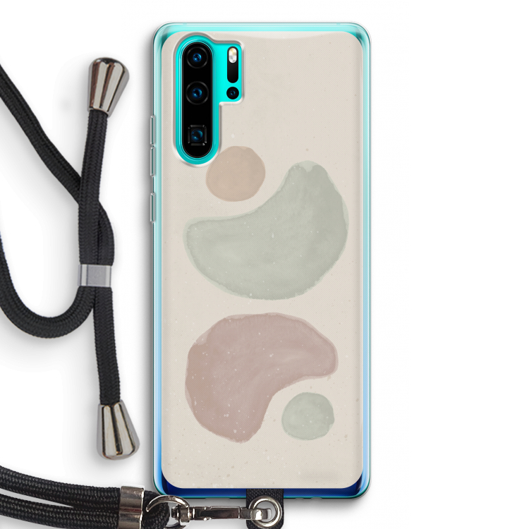 Geo #10: Huawei P30 Pro Transparant Hoesje met koord
