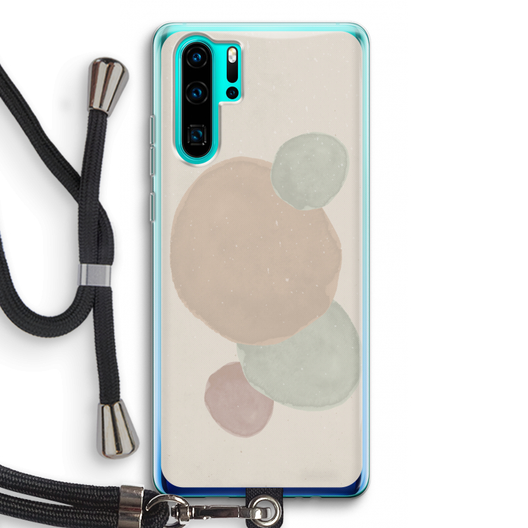 Geo #9: Huawei P30 Pro Transparant Hoesje met koord