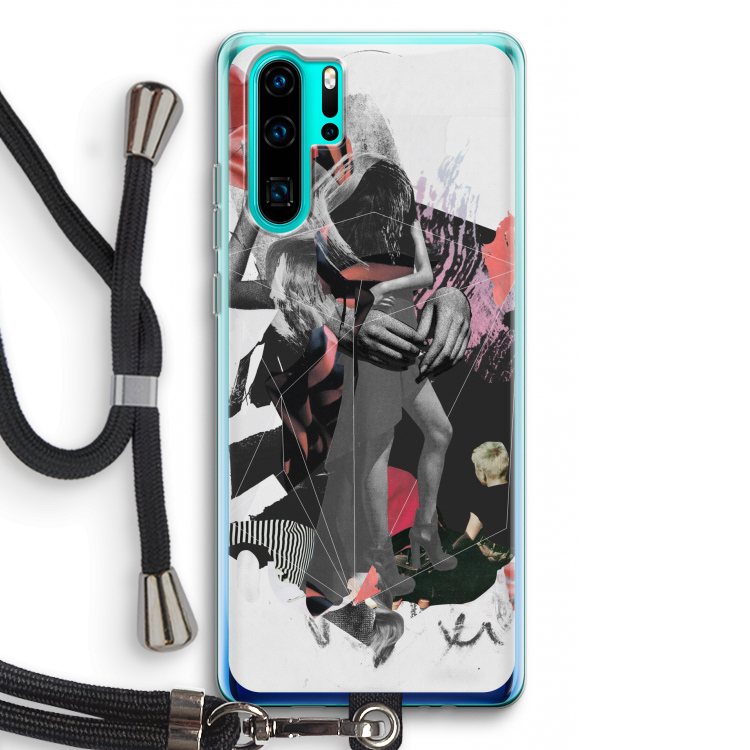Dissimulation du réel: Huawei P30 Pro Transparant Hoesje met koord