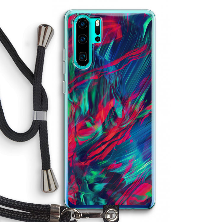 Pilgrims Of The Sea: Huawei P30 Pro Transparant Hoesje met koord