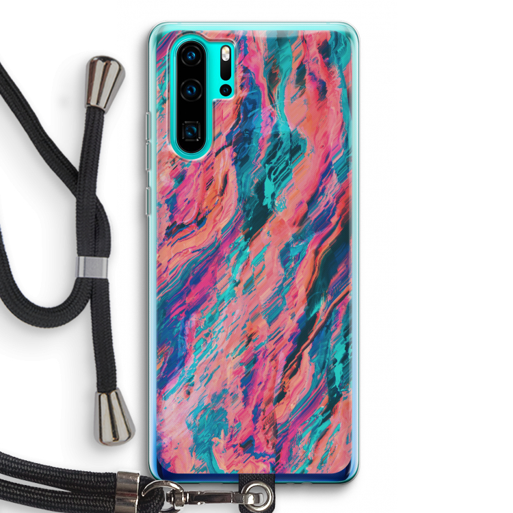 Electric Times: Huawei P30 Pro Transparant Hoesje met koord