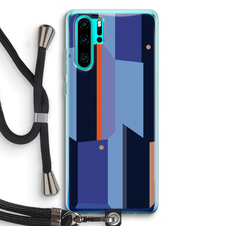 Gestalte 3: Huawei P30 Pro Transparant Hoesje met koord