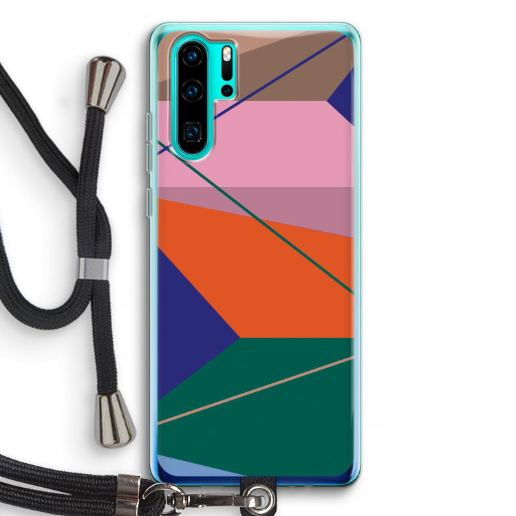 Gestalte 1: Huawei P30 Pro Transparant Hoesje met koord