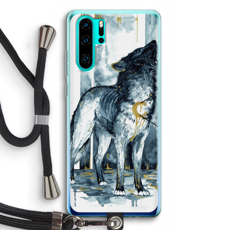 Bleeding Soul: Huawei P30 Pro Transparant Hoesje met koord