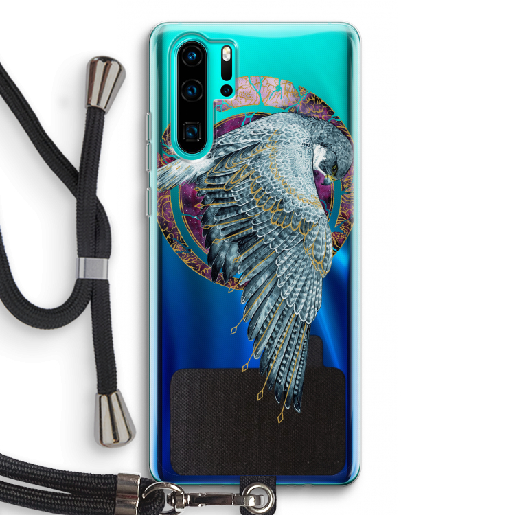 Golden Falcon: Huawei P30 Pro Transparant Hoesje met koord