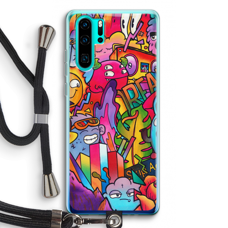 Dreams: Huawei P30 Pro Transparant Hoesje met koord