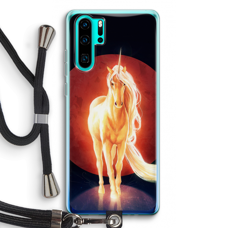 Last Unicorn: Huawei P30 Pro Transparant Hoesje met koord