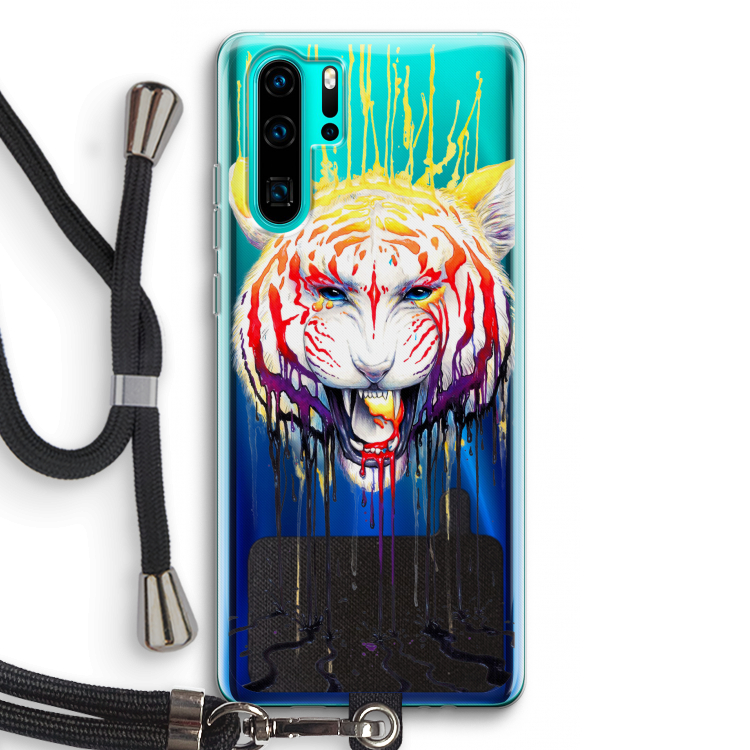Fading: Huawei P30 Pro Transparant Hoesje met koord
