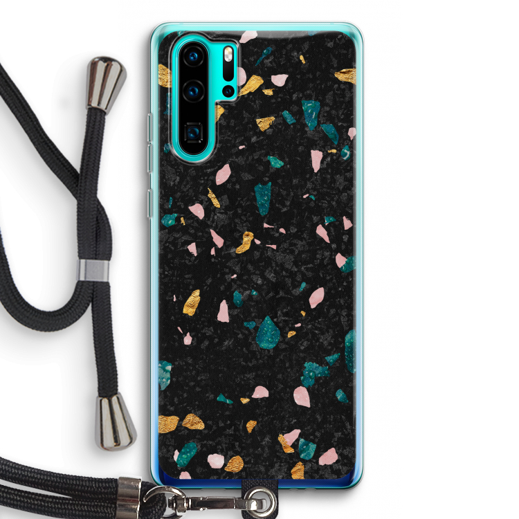 Terrazzo N°10: Huawei P30 Pro Transparant Hoesje met koord