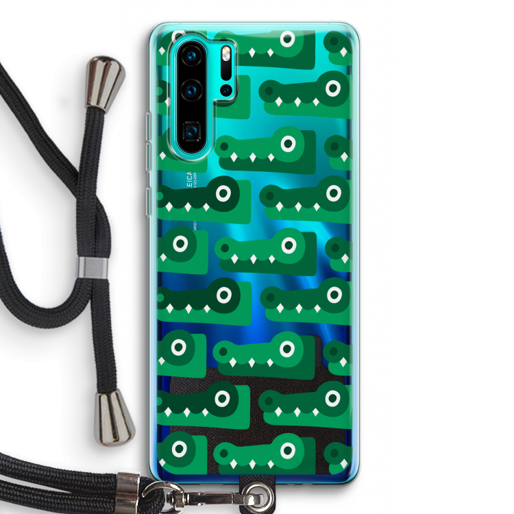 Crocs: Huawei P30 Pro Transparant Hoesje met koord