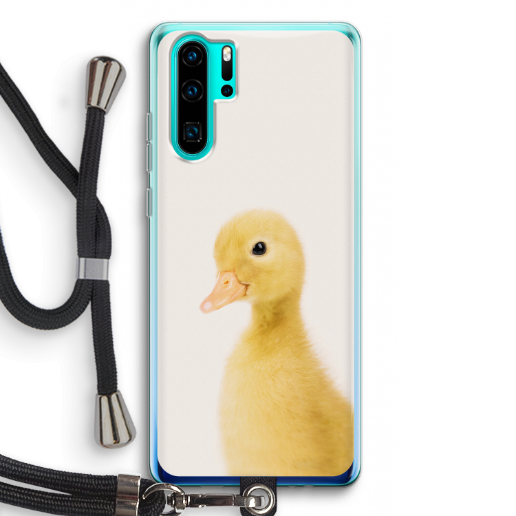 Duke: Huawei P30 Pro Transparant Hoesje met koord
