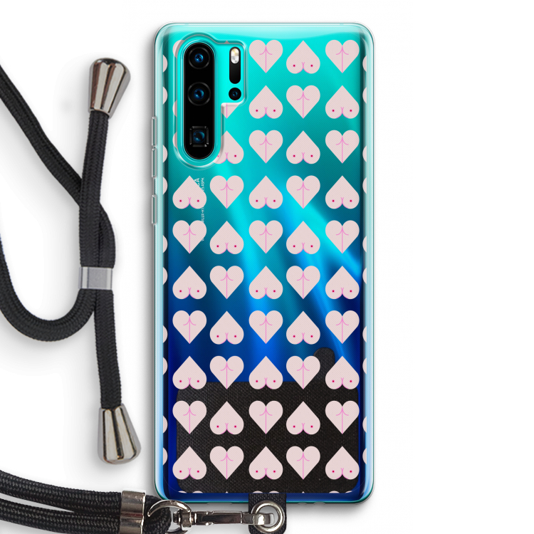 Ass 'n Titties: Huawei P30 Pro Transparant Hoesje met koord