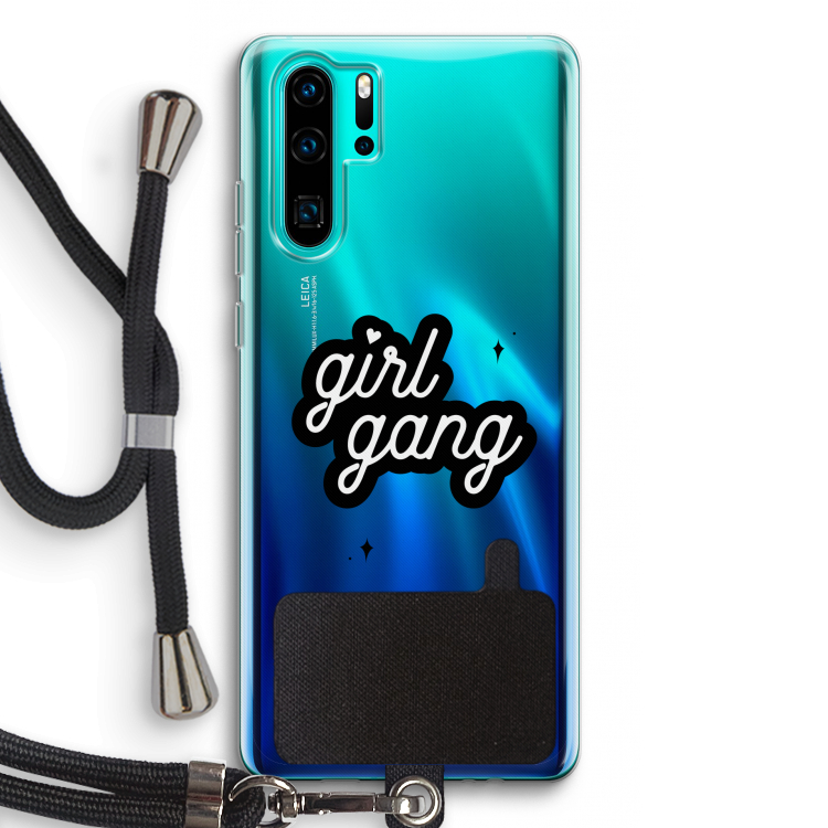 Girl Gang: Huawei P30 Pro Transparant Hoesje met koord