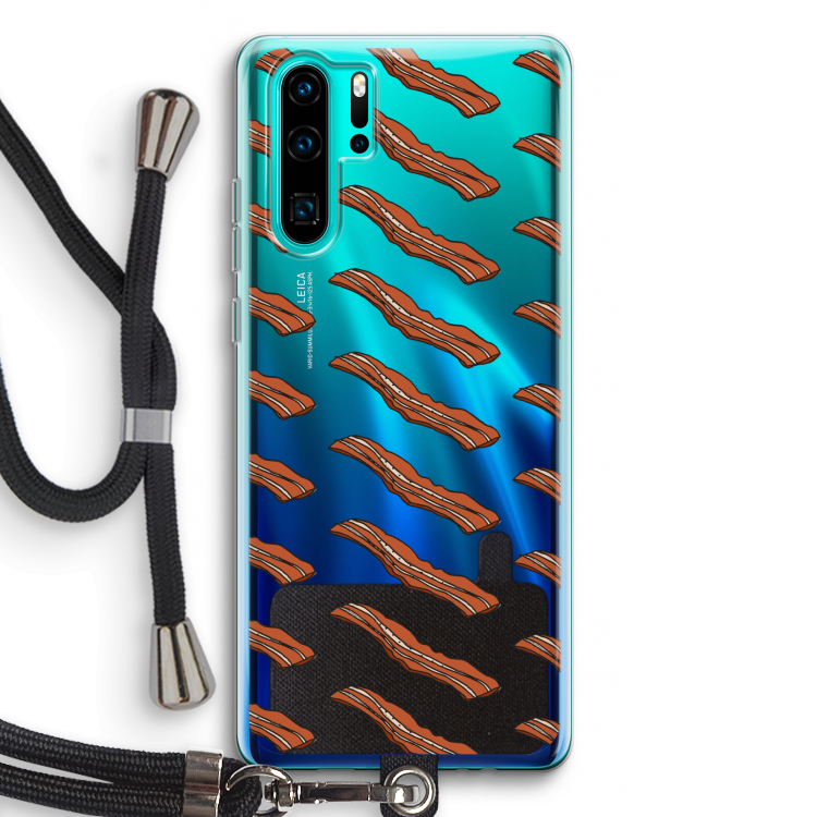 Bacon to my eggs #2: Huawei P30 Pro Transparant Hoesje met koord