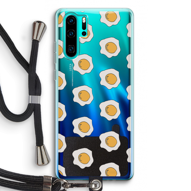 Bacon to my eggs #1: Huawei P30 Pro Transparant Hoesje met koord