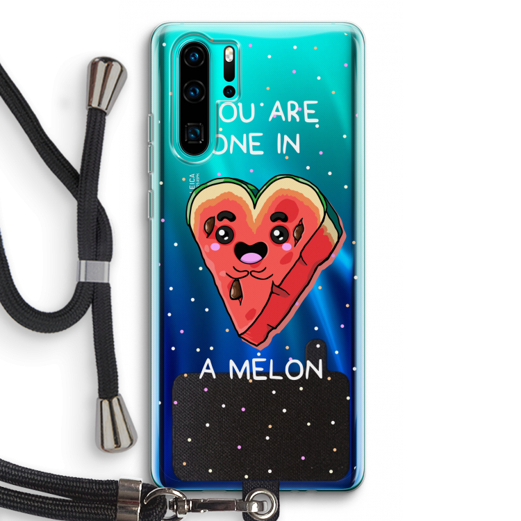 One In A Melon: Huawei P30 Pro Transparant Hoesje met koord