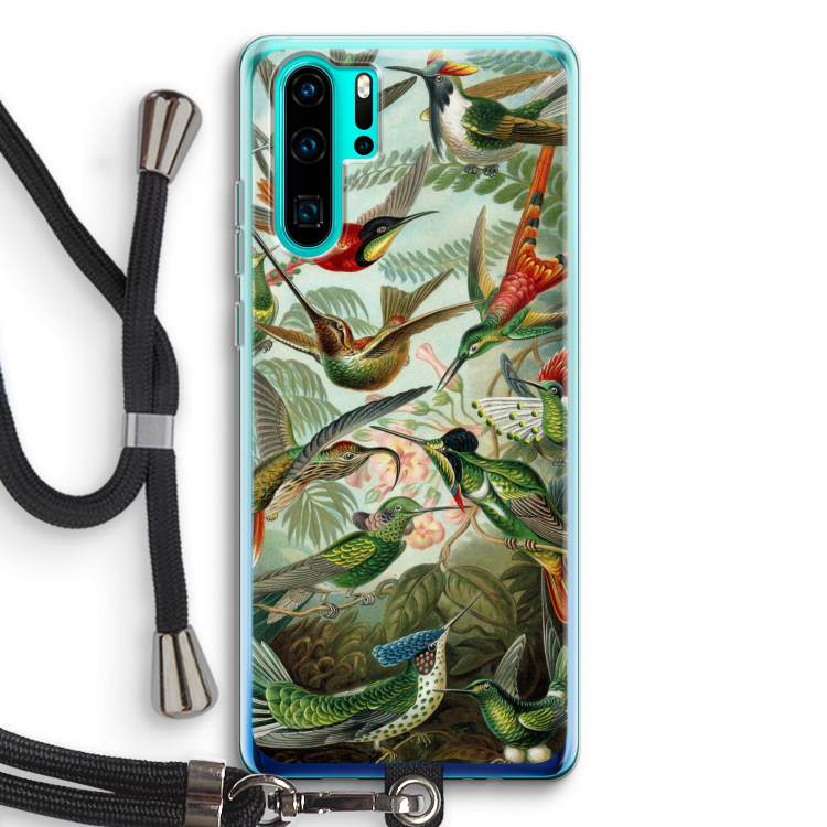 Haeckel Trochilidae: Huawei P30 Pro Transparant Hoesje met koord