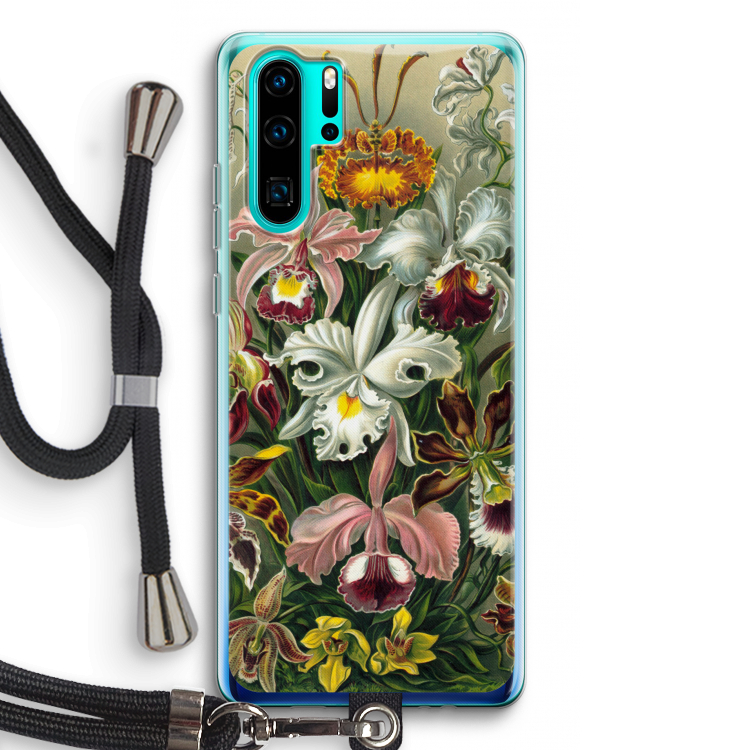 Haeckel Orchidae: Huawei P30 Pro Transparant Hoesje met koord