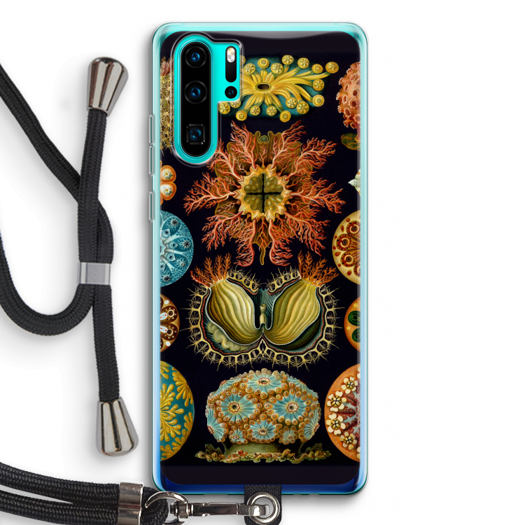 Haeckel Ascidiae: Huawei P30 Pro Transparant Hoesje met koord