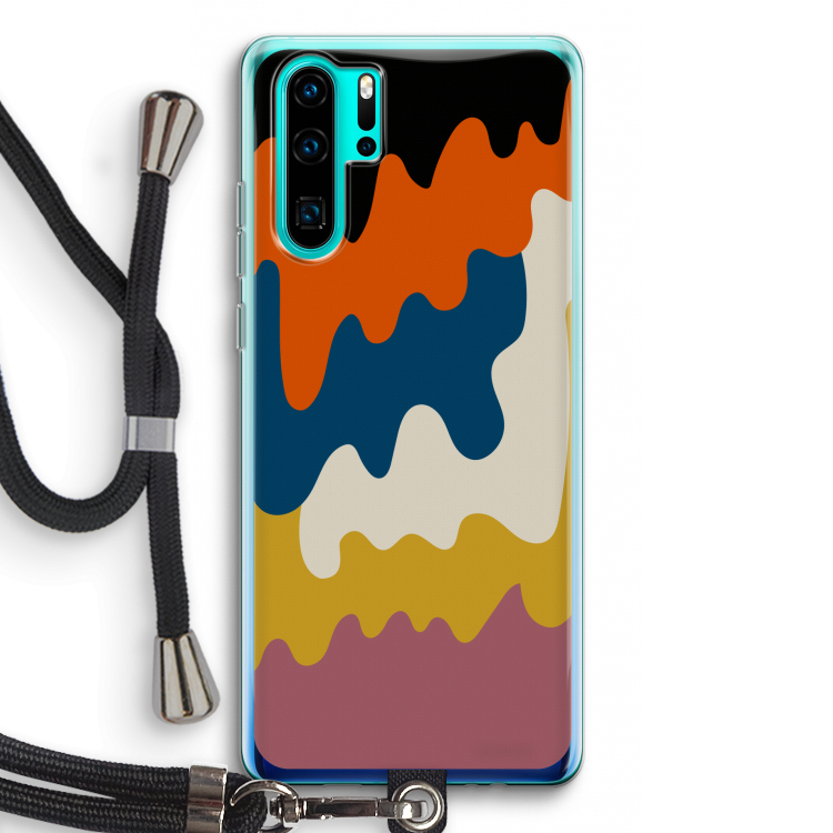 Baar A: Huawei P30 Pro Transparant Hoesje met koord